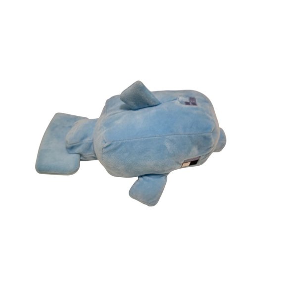 Minecraft Dolphin Plush Happy Explorer 12" Inch Stuffed Animal Mojang Gamer - Picture 3 of 5